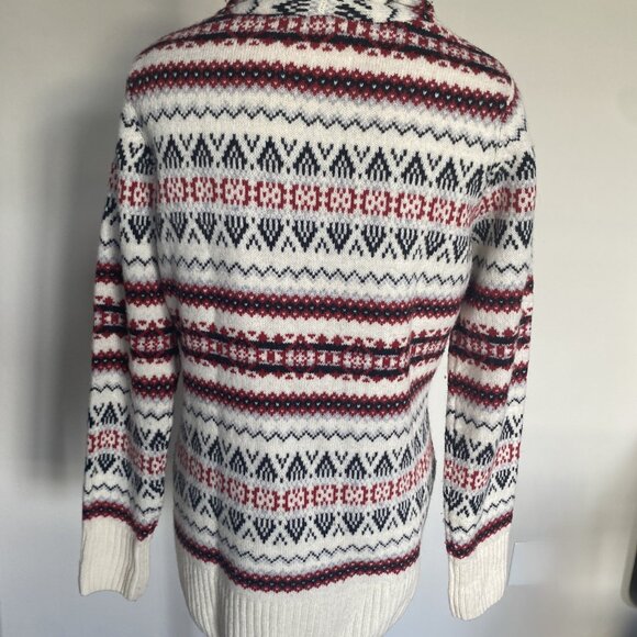 EUC CAMBRIDGE DRY GOODS Cardigan Lambswool Blend sz L - Picture 5 of 6